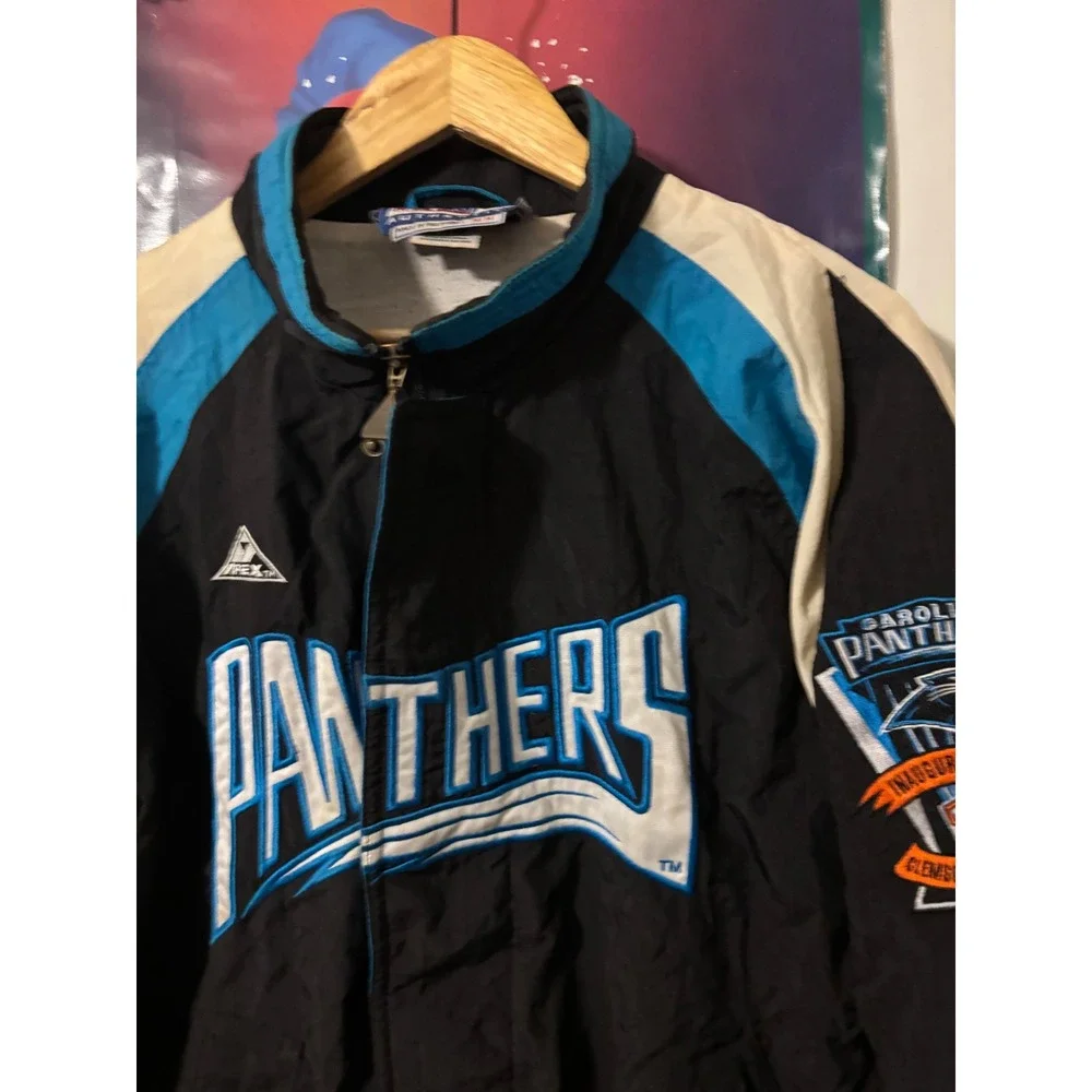 Vintage Carolina Panthers Apex One NFL Pro Line 1995 Inaugural Season Jacket M